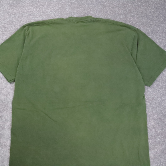 Vintage Looney Tunes Taz Embossed XL Green Short Sleeve T-Shirt - Picture 10 of 10